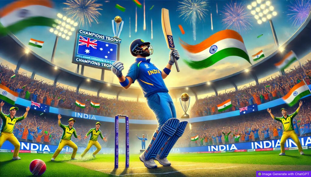 India defeats Australia cricket match